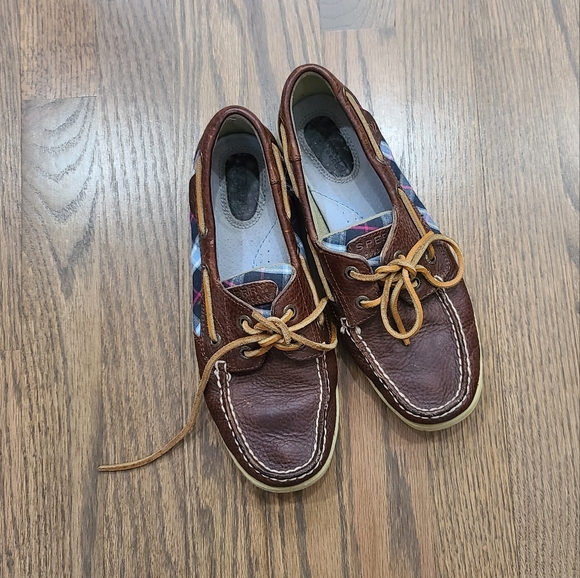 Dark leather sperry 7.5 - Picture 3 of 5